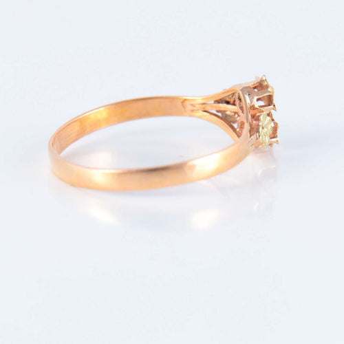 Bague 63 Bague quatre fleurs trois ors 58 Facettes JE258