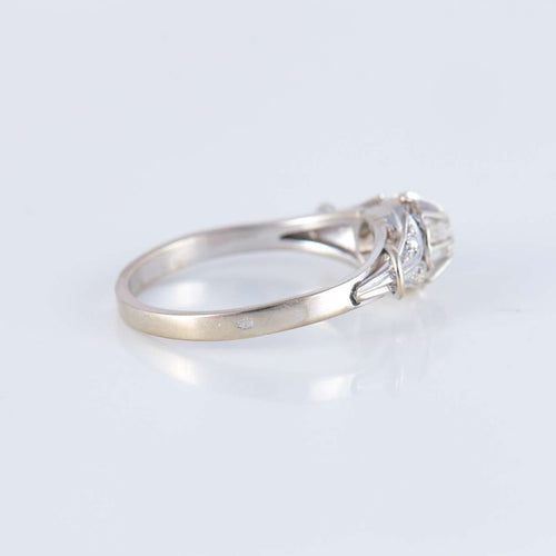 Bague 54 Bague Solitaire style ancien 58 Facettes JE246