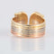 Bague Bague Double C Trois Ors 58 Facettes 1