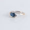 Bague 58 Bague Entrelac Saphir Diamants 58 Facettes FM98