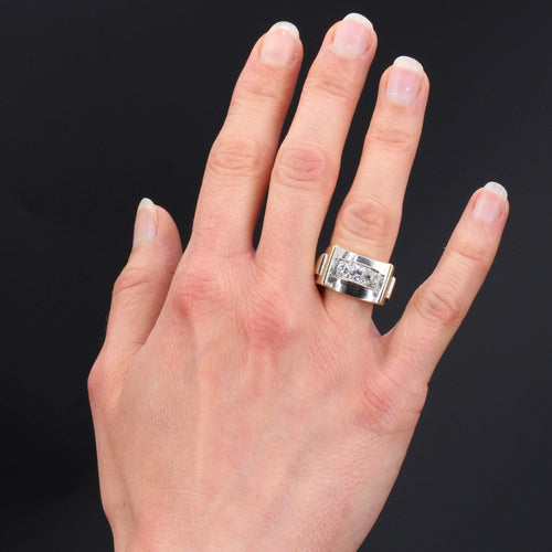 Bague 52 Bague art déco diamants 2 ors 58 Facettes 20-599-50