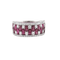 Bague 54 Bague Damier Rubis 58 Facettes 2.105