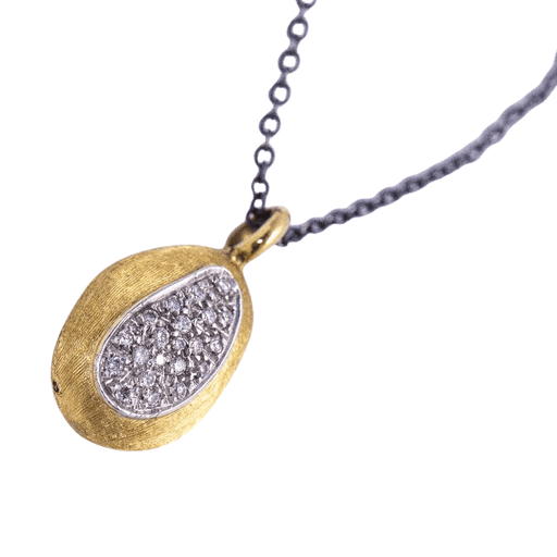 Collier Necklace MARCO BICEGO Seed Collection 2 Golds Silver Diamonds 58 Facettes D360366CS