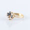 Bague 54 Bague Florale Saphirs 58 Facettes 149