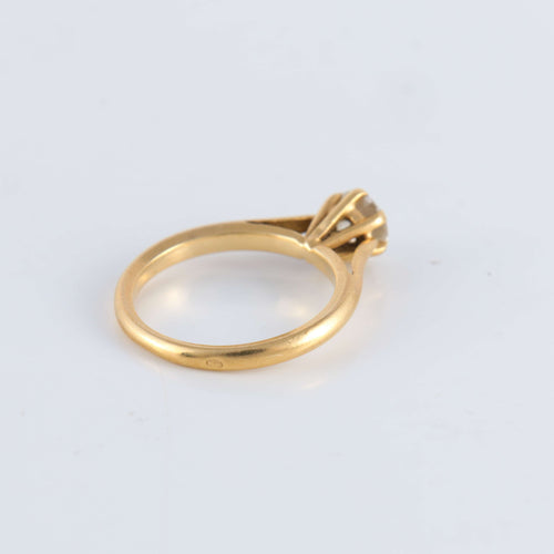 Bague 50 Bague Solitaire Diamant 0.65ct 58 Facettes FM83