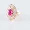 Bague 46 Bague Jupe Rubis cabochon Diamants 58 Facettes HS20852