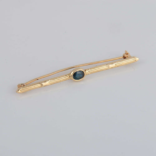 Broche Broche barrette Saphir 58 Facettes 1