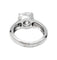 Bague 53 Bague solitaire diamant de 4,20 carats en or blanc. 58 Facettes 30277