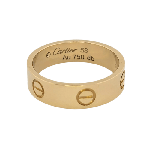 Bague Cartier - bague Love or jaune 58 Facettes 25656