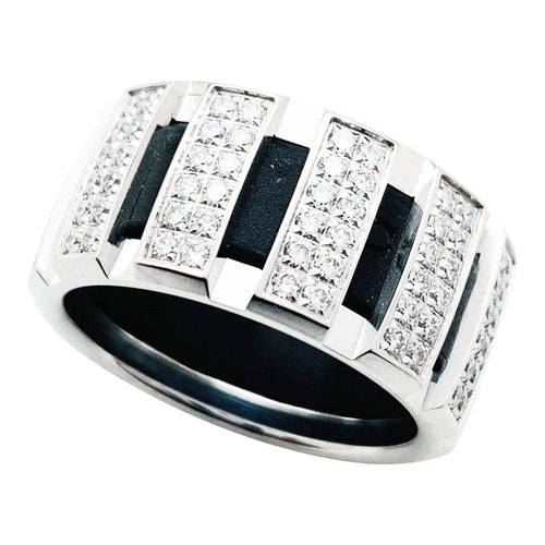 Bague 53 Bague Chaumet, "Class One", or blanc, diamants. 58 Facettes 30619