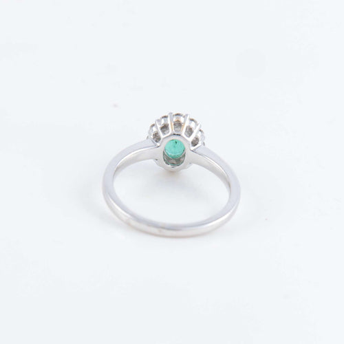 Bague 52 Bague Marguerite Emeraude Diamants 58 Facettes 1