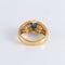 Bague 53 Bague Saphir et 5 lignes de Diamants 58 Facettes 1