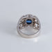 Bague 53 Bague Arabesque Saphir bleu exceptionnel 58 Facettes 1