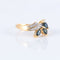 Bague 53.5 Bague Florale Saphirs Diamants 58 Facettes JE266