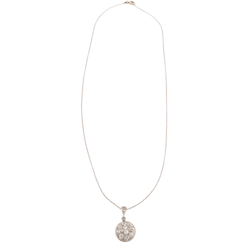 Collier Collier ancien pavage diamants 58 Facettes