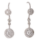 Boucles d'oreilles 23mm Pendants d'oreilles en or blanc et diamants 58 Facettes 31301