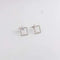 Boucles d'oreilles Clous d'oreilles Carrés Diamants 58 Facettes 1
