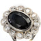 Bague 54 Bague ancienne pompadour saphir diamants 58 Facettes 21-795