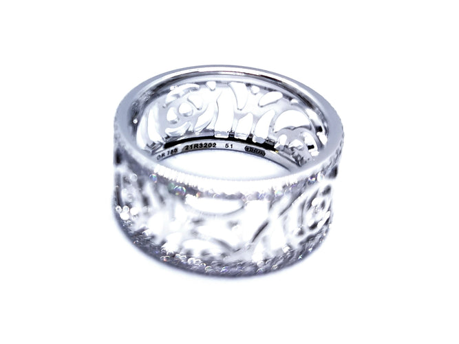 Chanel Прстен Camélia Дијамант од белог злата