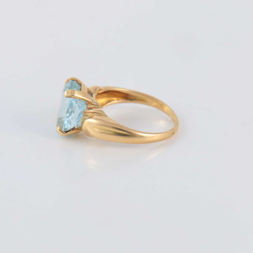 Bague 52.5 Bague Aigue-marine 58 Facettes 1