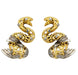 Boucles d'oreilles Boucles d'oreilles Zolotas "Poissons" en or jaune, platine et diamants. 58 Facettes 30398