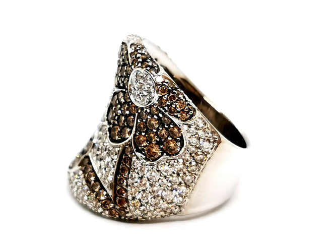 Bague 56 Bague Or blanc Diamant 58 Facettes 1161905CN