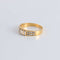 Bague 53 Bague or jaune Diamants ronds et baguettes 58 Facettes FM70