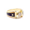 Bague Bague or jaune 18 carats diamants 58 Facettes
