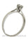 Bague 50 Solitaire moderne 0.10 carat 58 Facettes 9801