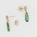 Boucles d'oreilles Boucles d'oreilles tourmalines et diamants 58 Facettes 21-244