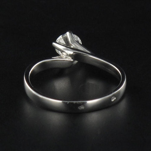 Bague 48 Solitaire or blanc diamant 58 Facettes 00-145-5677559-53