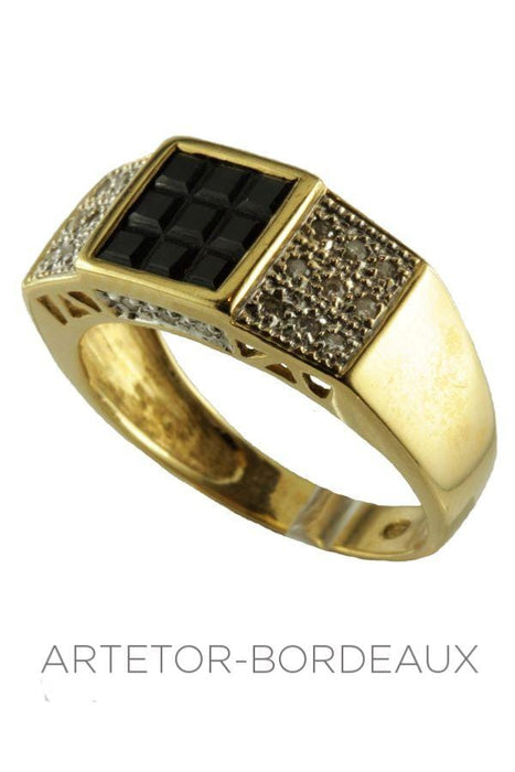 Bague 54 Bague saphirs et diamants 58 Facettes 3871