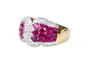 Bague Bague diamant rubis en or massif 18 carats 58 Facettes 41400026-63