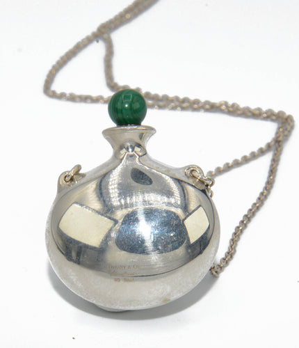 Collier Pendentif flacon en argent de la maison Tiffany collection Elsa Peretti 58 Facettes