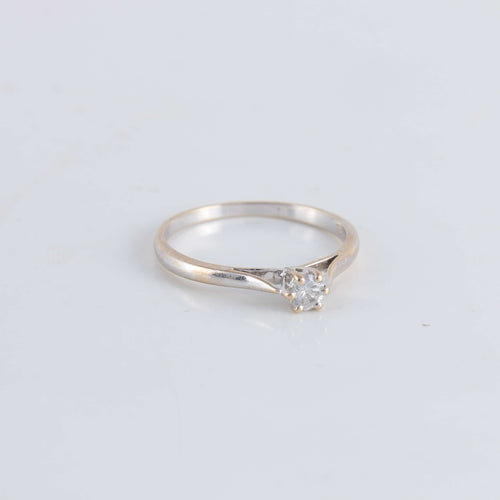 Bague 55 Bague Solitaire Diamant 0.20ct 58 Facettes FM55