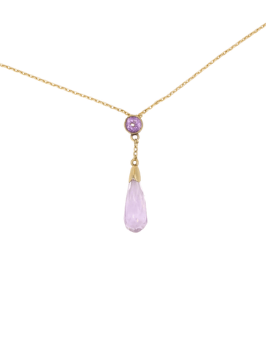 Pendentif Pendentif Or jaune Améthyste briolette 58 Facettes 964