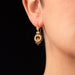 Boucles d'oreilles Boucles d'oreilles anciennes or rose perles fines 58 Facettes 19-577