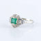 Bague 56.5 Bague style Art Déco Emeraude 58 Facettes 115