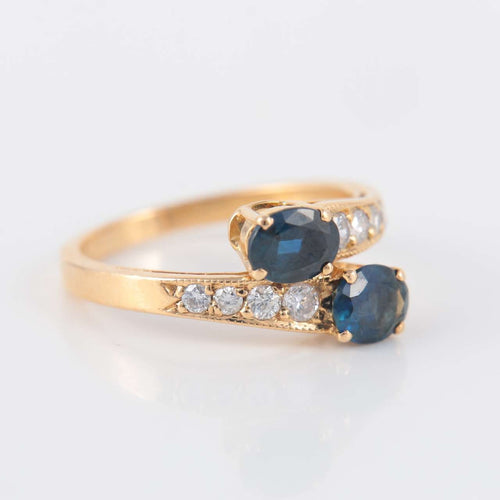 Bague 51 Bague Toi & Moi Saphirs 58 Facettes 1