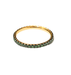Bague DJULA anneau en or et saphirs verts 58 Facettes