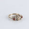 Bague 53 Bague 2 Rubis et Diamants 58 Facettes FM123