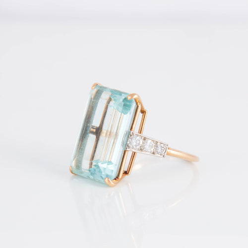 Bague 53 Bague Cocktail CARTIER Aigue-marine 58 Facettes 1