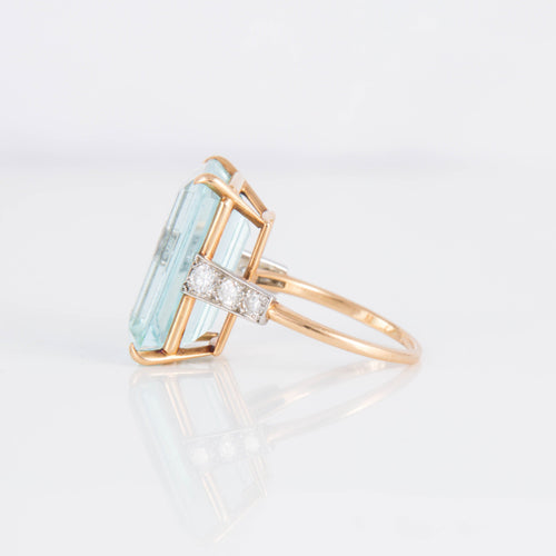 Bague 53 Bague Cocktail CARTIER Aigue-marine 58 Facettes 1