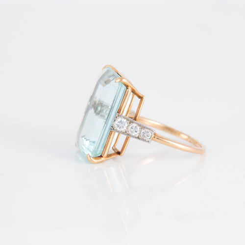 Bague 53 Bague Cocktail CARTIER Aigue-marine 58 Facettes 1