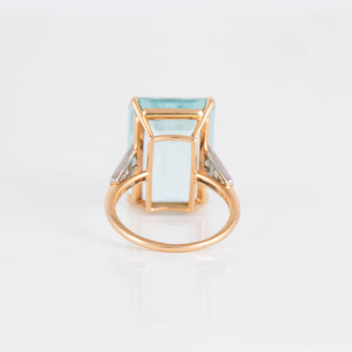 Bague 53 Bague Cocktail CARTIER Aigue-marine 58 Facettes 1