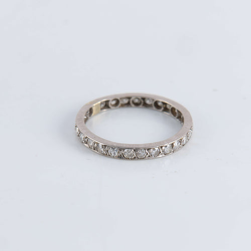 Bague 56 Alliance américaine Diamants 0.50ct 58 Facettes FM68