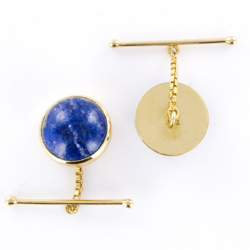 Boutons de manchette Boutons de manchettes Lapis lazuli 58 Facettes 19-681