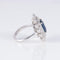 Bague Bague Marguerite Saphir Diamants 58 Facettes 1