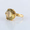 Bague 52 Bague Quartz jaune-brun 58 Facettes 85