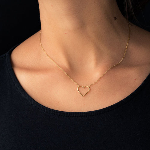 Collier Coeur en or et sa chaine 58 Facettes 20-041A